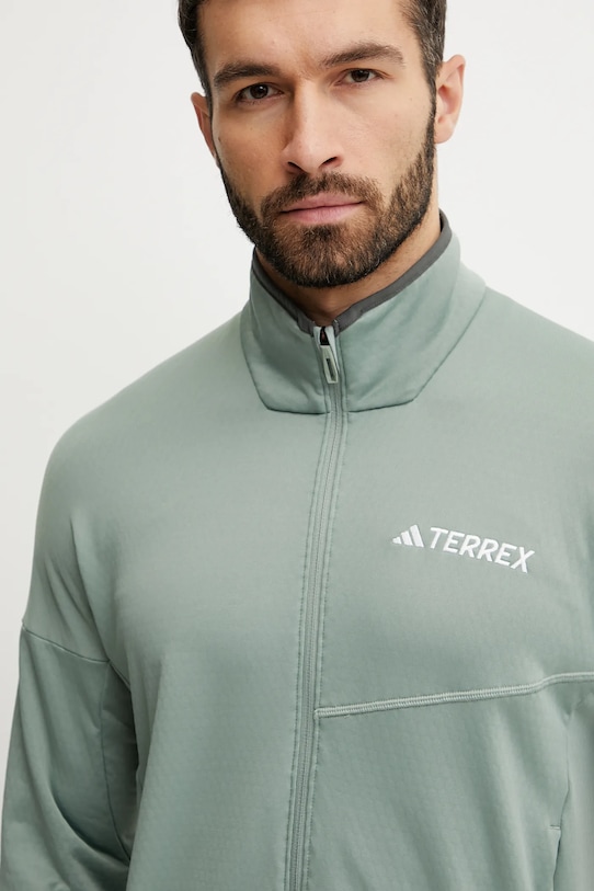 Sportovní mikina adidas TERREX Xperior zelená JE1353