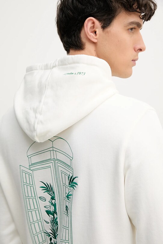 Pepe Jeans hanorac de bumbac DOMINIC HOODIE alb PM582830