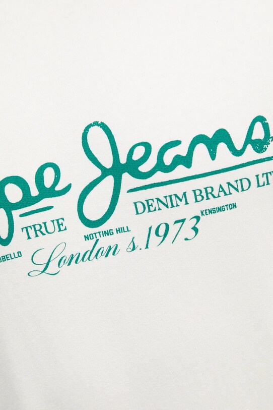 Бавовняна кофта Pepe Jeans DUMAS CREW PM582832 білий
