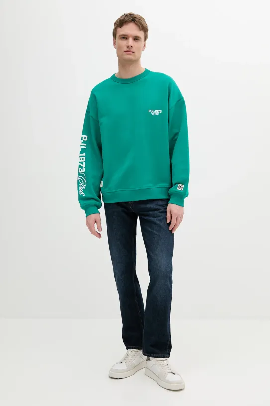 Pepe Jeans bluza bawełniana COLVILLE CREW PM582841 zielony SS25