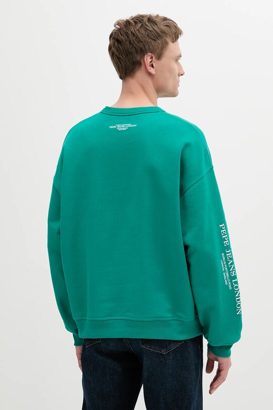 Одяг Бавовняна кофта Pepe Jeans COLVILLE CREW PM582841 зелений