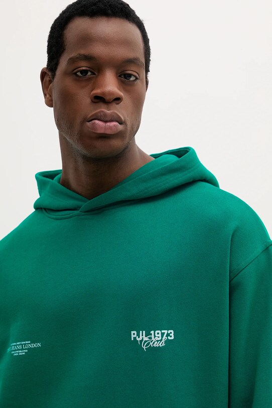 Pepe Jeans bluza bawełniana COLVILLE HOODIE zielony PM582846