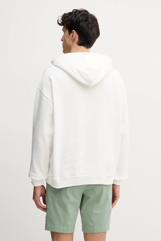 Oblačila Bombažen pulover Pepe Jeans TALBOT HOODIE PM582848 bela