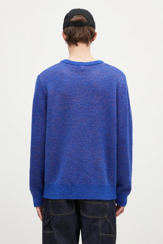 Îmbrăcăminte ICECREAM pulover din amestec de lana Popsicle Crewneck IC24436 albastru