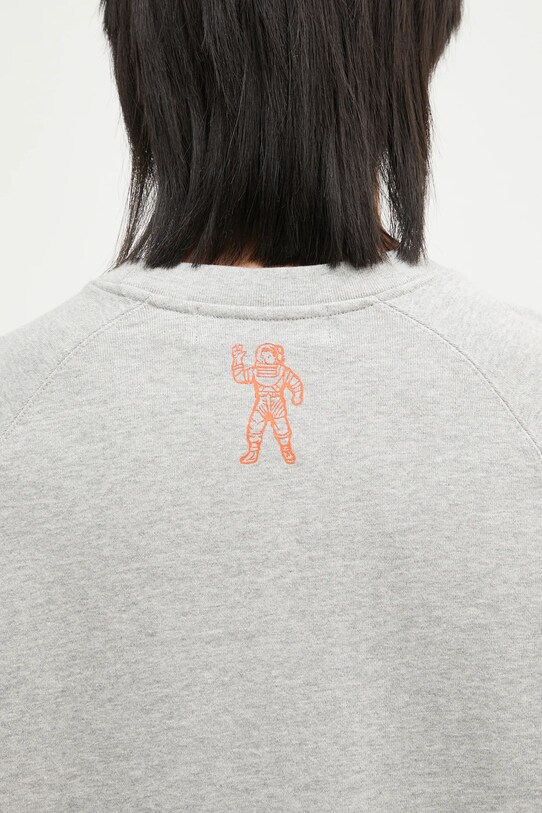 Billionaire Boys Club cotton sweatshirt Tropical Island Fill Arch Logo Crewneck gray B24439