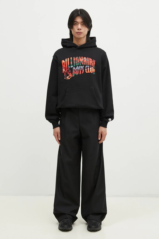 Billionaire Boys Club hanorac de bumbac Tropical Island Fill Arch Logo Popover negru B24446
