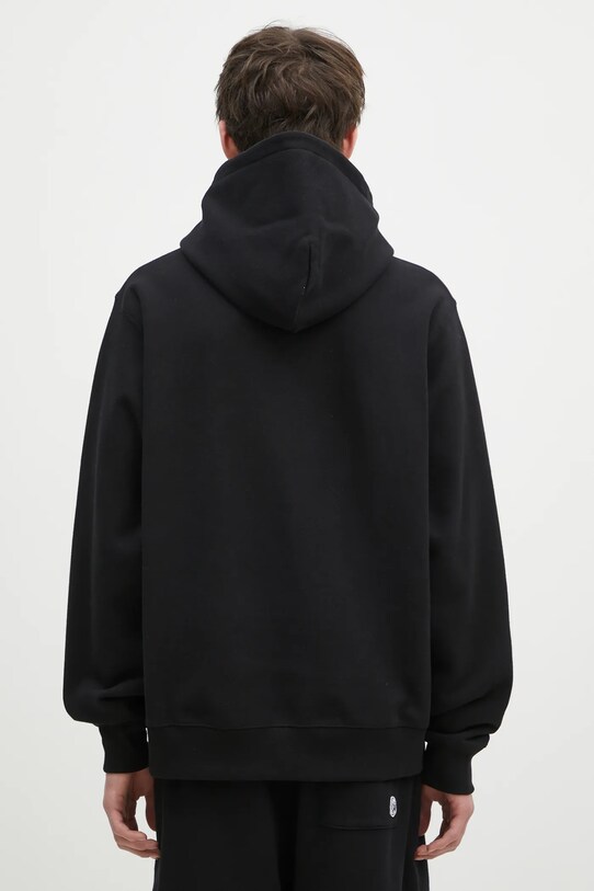 Одяг Бавовняна кофта Billionaire Boys Club Script Logo Chainstitch Popover Hood B24448 чорний