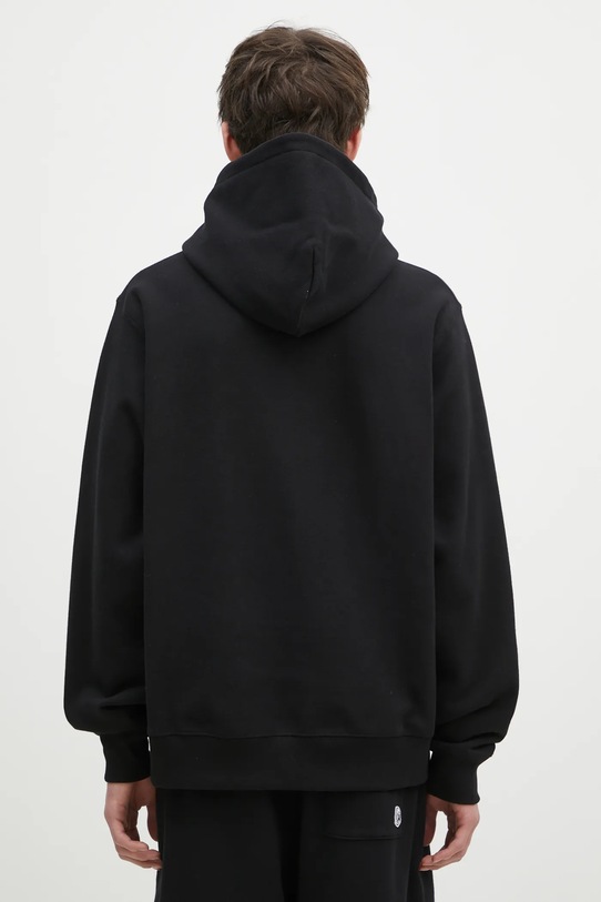 Îmbrăcăminte Billionaire Boys Club hanorac de bumbac Script Logo Chainstitch Popover Hood B24448 negru