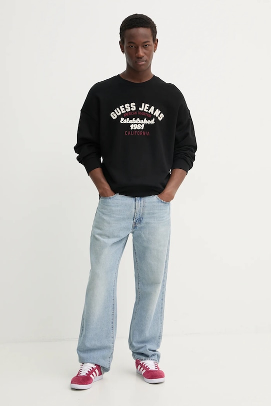 Бавовняна кофта Guess Jeans M5RQ35.KCPR1 чорний SS25