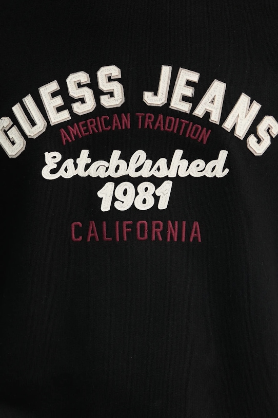 Бавовняна кофта Guess Jeans M5RQ35.KCPR1 чорний