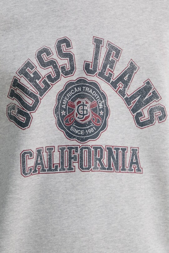Guess Jeans hanorac de bumbac M5RQ40.KCPR1 gri