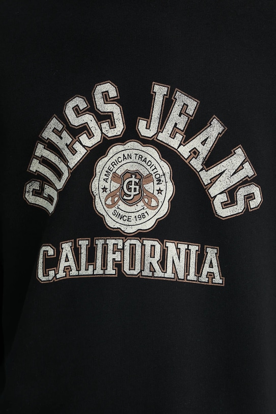 Бавовняна кофта Guess Jeans M5RQ40.KCPR1 чорний