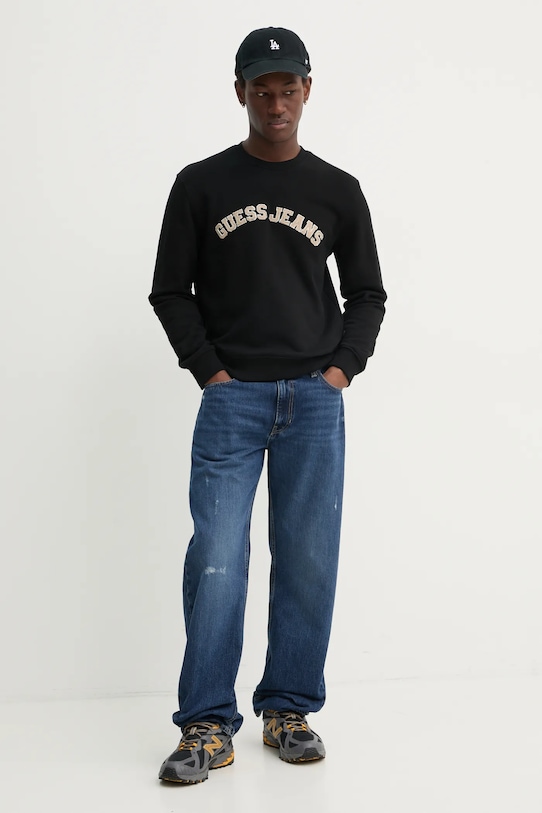 Guess Jeans felső M5RQ41.KCPR1 fekete SS25