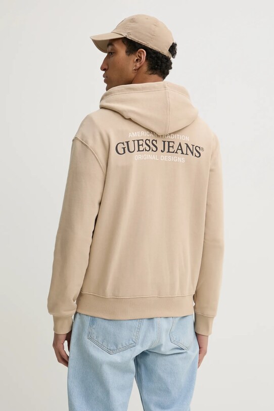 Одяг Бавовняна кофта Guess Jeans M5RQ45.KCPR1 бежевий