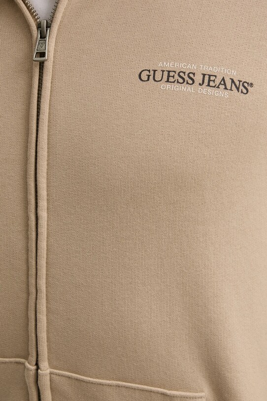 Бавовняна кофта Guess Jeans M5RQ45.KCPR1 бежевий
