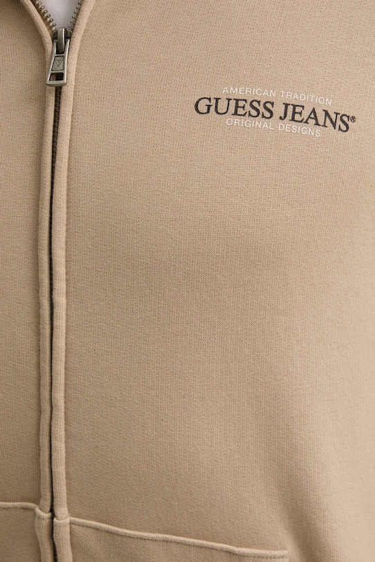 Bavlnená mikina Guess Jeans M5RQ45.KCPR1 béžová