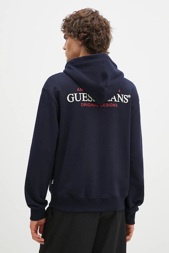 Одяг Бавовняна кофта Guess Jeans M5RQ45.KCPR1 темно-синій