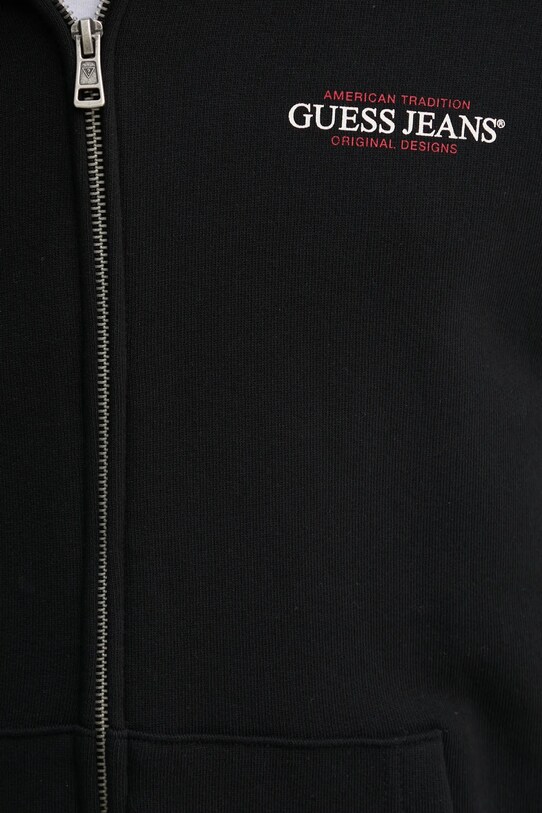 Guess Jeans hanorac de bumbac M5RQ45.KCPR1 negru