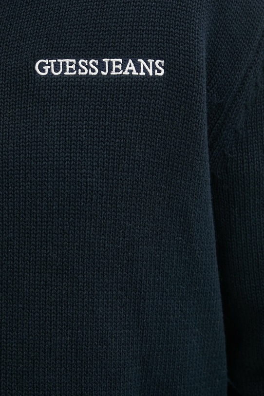 Guess Jeans kardigan bawełniany M5RR30.Z3HM1 granatowy