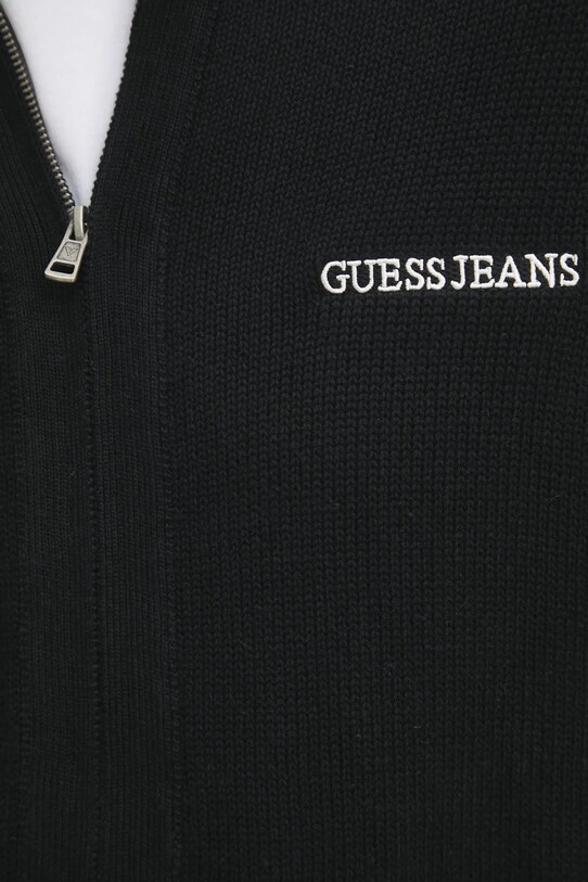 Bombažna jopica Guess Jeans M5RR30.Z3HM1 črna