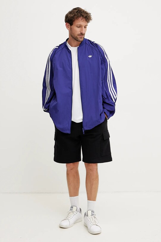 adidas Originals kurtka SST TRACK TOP JX1617 fioletowy SS25