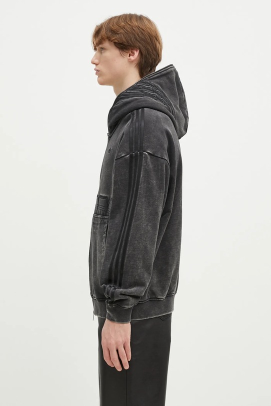 Bavlněná mikina adidas Originals GRAPHIC HOODIE JZ5638 černá SS25