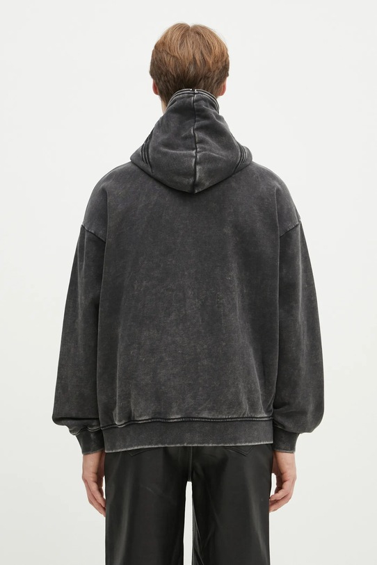 Îmbrăcăminte adidas Originals hanorac de bumbac GRAPHIC HOODIE JZ5638 negru