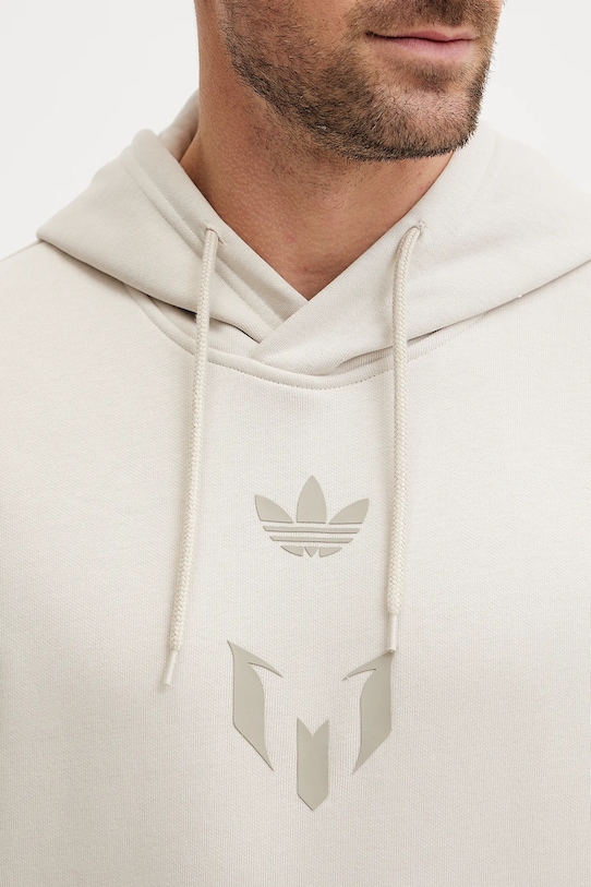 Кофта adidas Originals MESSI HOODIE JC9474 бежевый