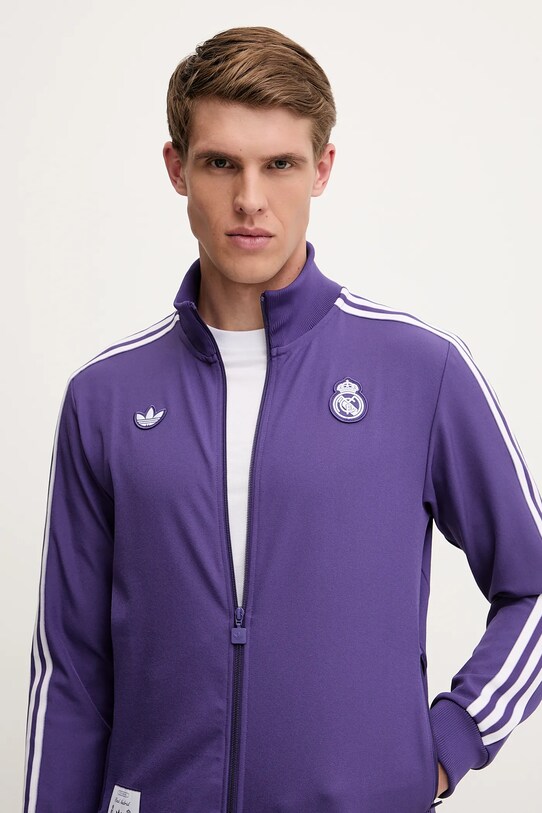 adidas Originals bluza REAL ICON TT fioletowy JF2582