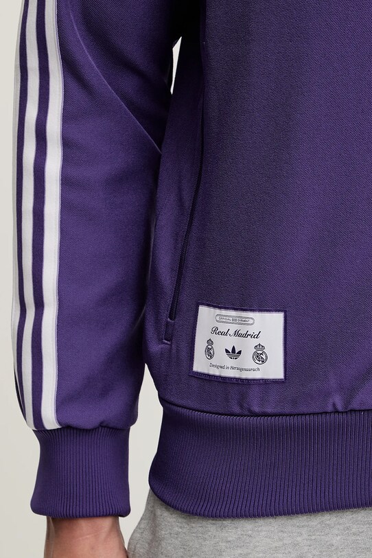 adidas Originals bluza REAL ICON TT JF2582 fioletowy