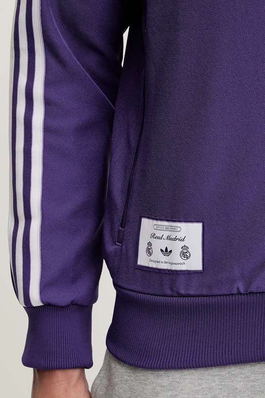 adidas Originals bluză REAL ICON TT JF2582 violet