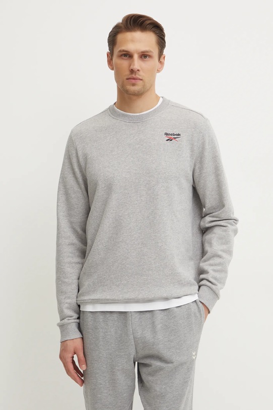 Reebok Classic bluza aplikacja szary 100221789