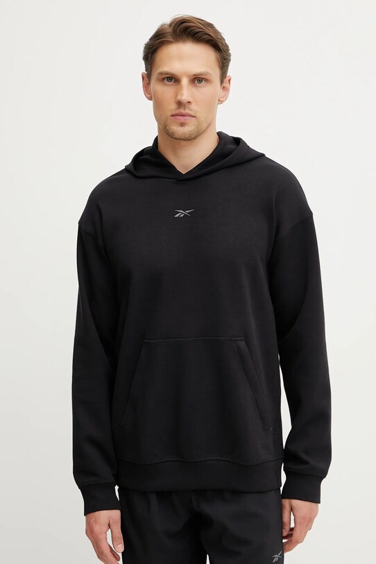 Reebok felpa tuta Athlete con nero 100215038