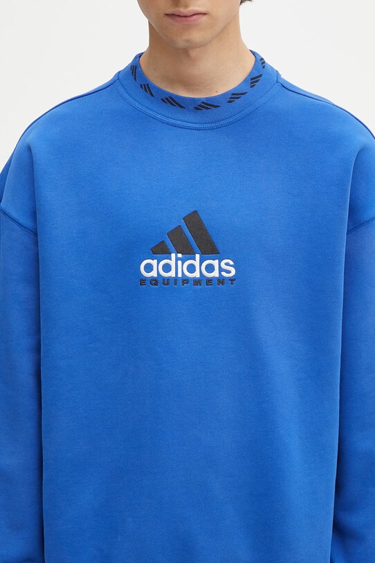 Mikina adidas Originals Eqt Washed Crew JC8223 modrá