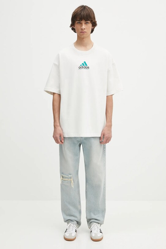 adidas Originals t-shirt bawełniany EQT Gfx Tee 2 JN4845 biały
