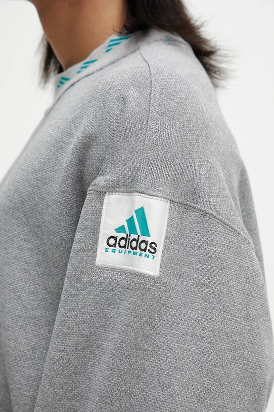 Кофта adidas Originals EQT Reflective Crewneck Sweatshirt сірий JP0190