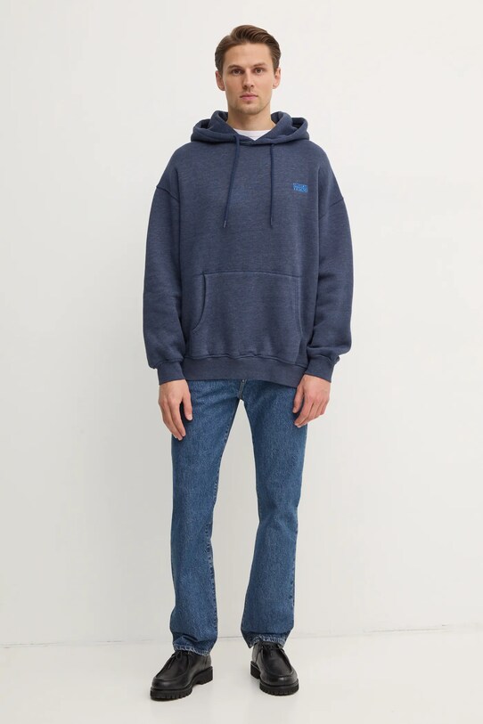 Кофта American Vintage MDOV03BE25 тёмно-синий SS25
