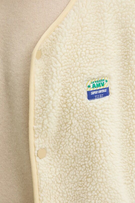 Αμάνικο μπουφάν American Vintage MHOK16AE25 μπεζ