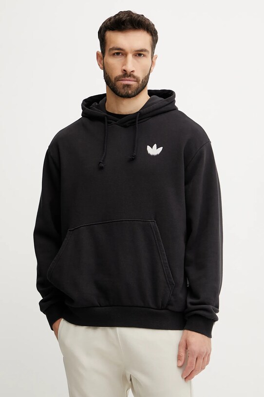 Ruházat adidas Originals pamut melegítőfelső Skeleton Hoodie JI5928 fekete