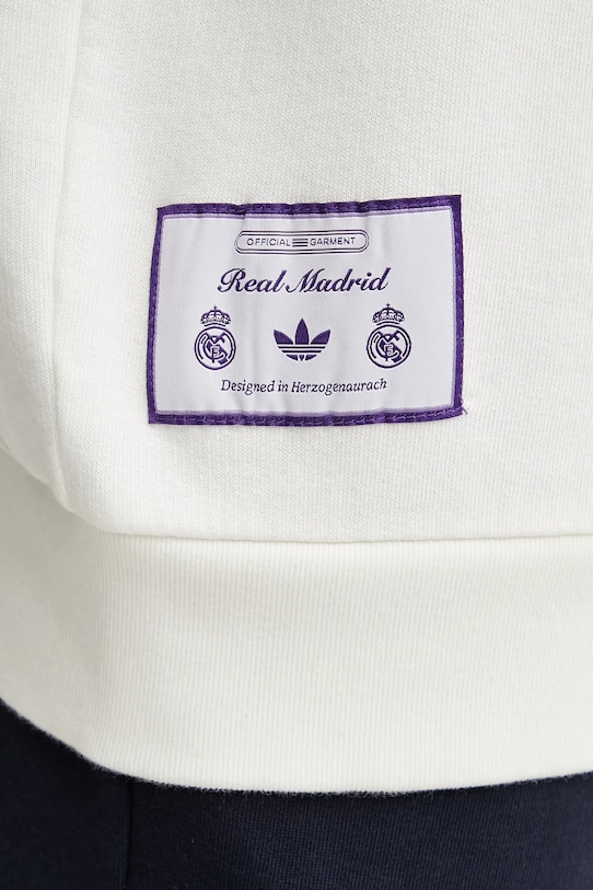 adidas Originals bluza bawełniana Real Icon HZTP JF2574 beżowy