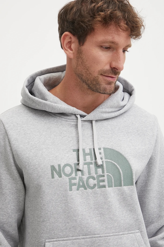 The North Face felpa Drew Peak grigio NF0A89EMB4T1