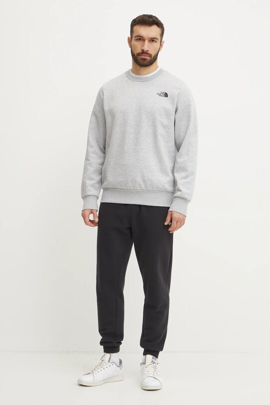 The North Face bluza Simple Dome NF0A89FBDYX1 szary SS25