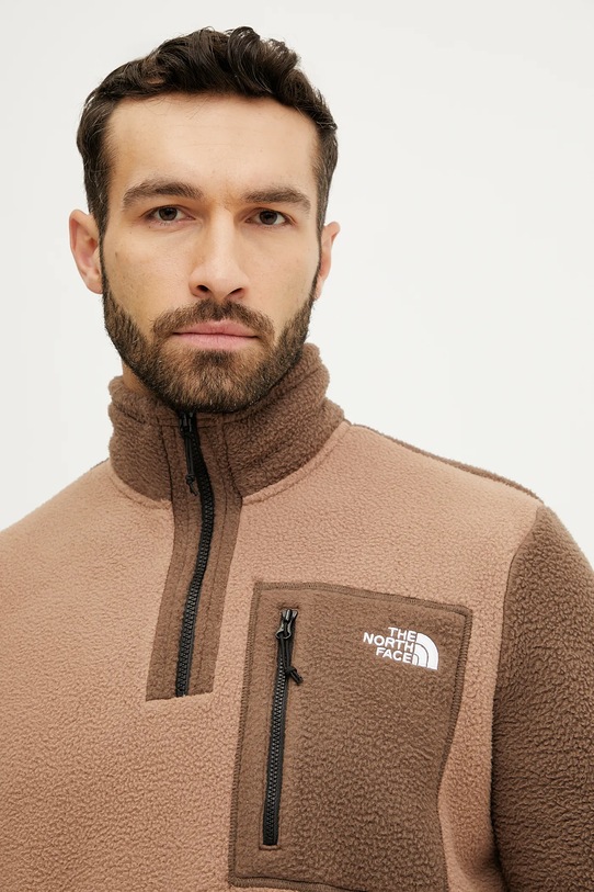 The North Face bluza sportowa Yumiori brązowy NF0A883S5QA1