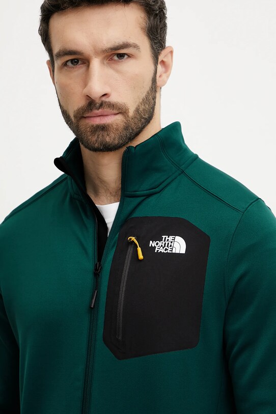 Sportovní mikina The North Face Crest zelená NF0A897C5861