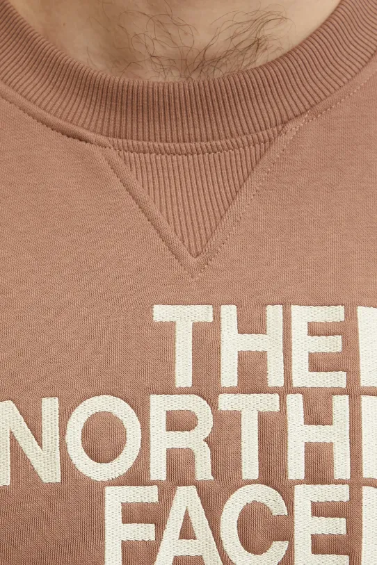 Μπλούζα The North Face Drew Peak NF0A89EKAR41 καφέ