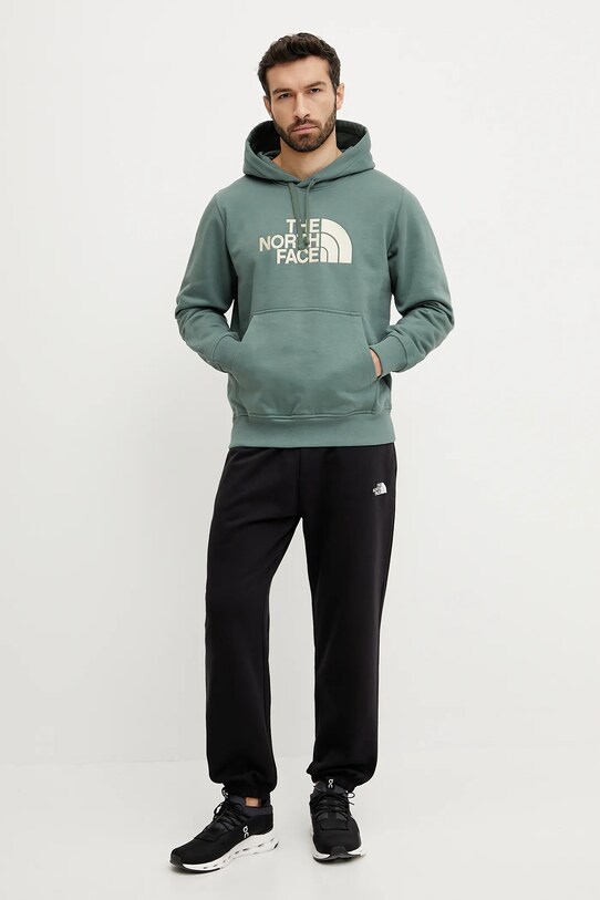 The North Face bluza Drew Peak NF0A89EMB4W1 verde SS25