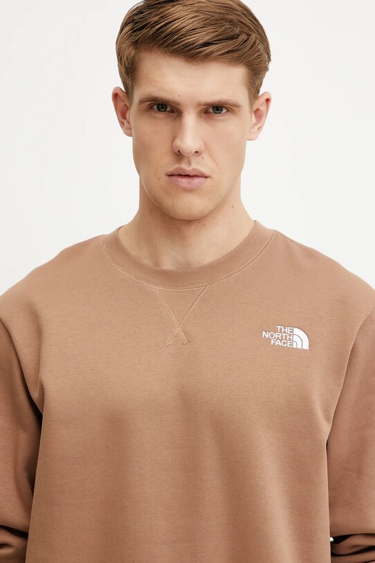 Суичър The North Face Essential кафяв NF0A89ET6IH1