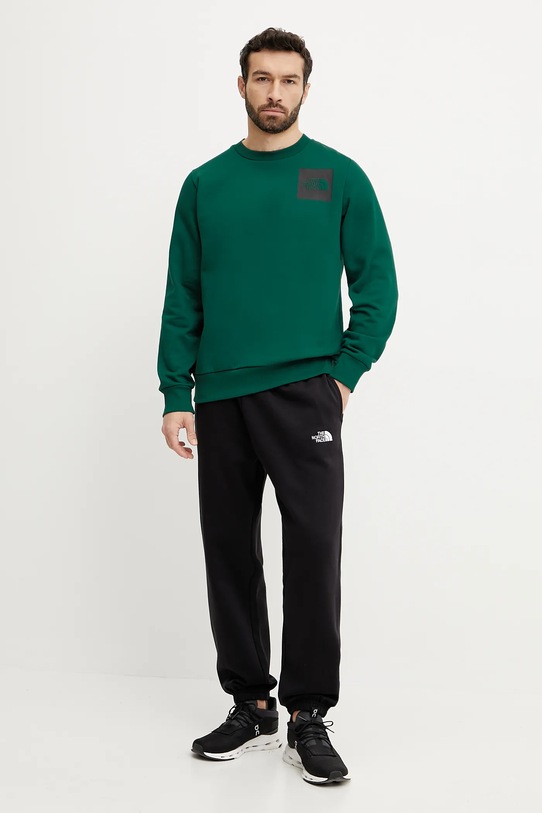 Mikina The North Face Fine NF0A89EV6GI1 zelená SS25