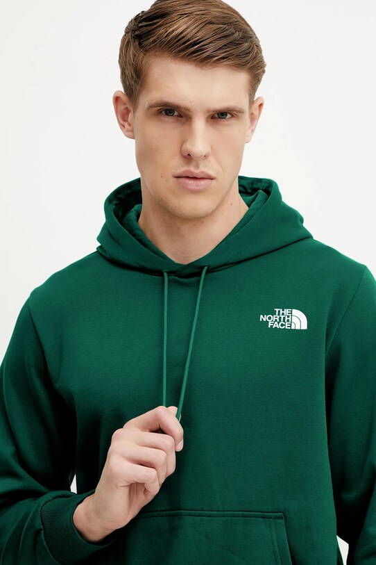 The North Face bluză Simple Dome verde NF0A89FC6GI1
