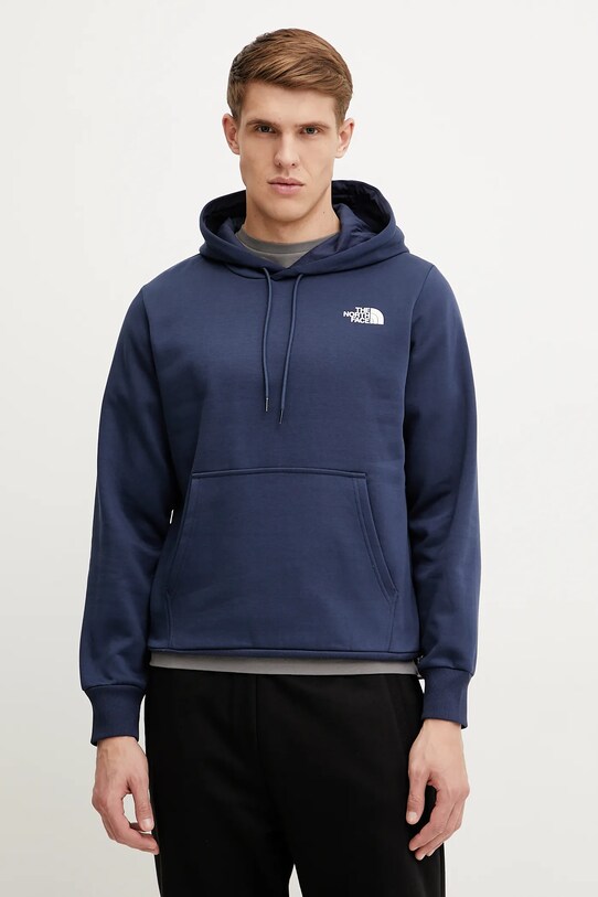 The North Face bluză Simple Dome print bleumarin NF0A89FC8K21
